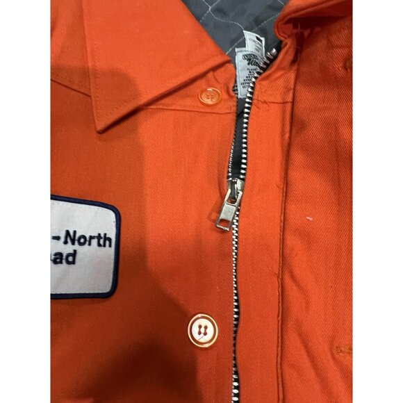 MTA Metro North Railroad Fire Resistant Jacket Made In USA Men’s Size Large VTG - Picture 13 of 13